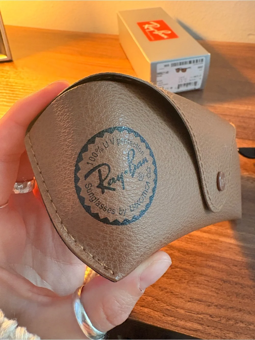 Ray-Ban Women’s Tortoiseshell Sunglasses with Brown Lenses